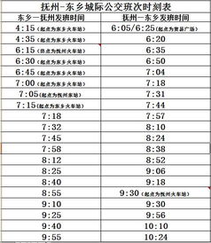 东乡到抚州的汽车票价解析