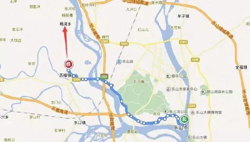 彭山到乐山的交通路线与距离