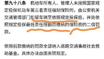 汽车保险未投保的后果与应对策略