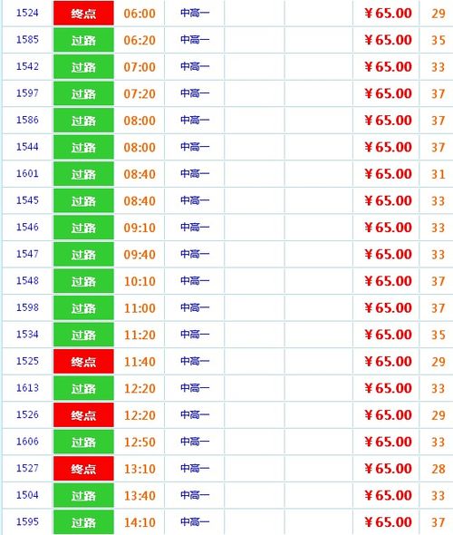 淄博至厦门的汽车票价