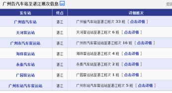 佛山至湛江的汽车票价分析 佛山至湛江的汽车票价分析