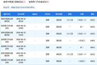 宜宾到凉山的汽车票价解析