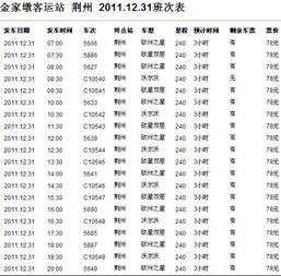 荆州到汉口的汽车票价详解 荆州到汉口的汽车票价详解