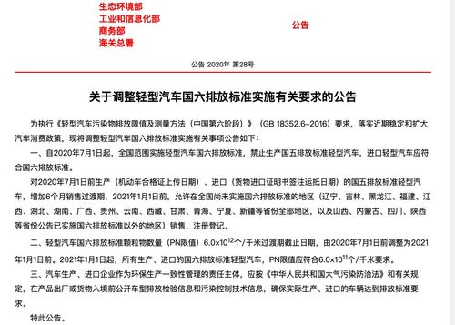 汽车排放标准与合格证的重要性